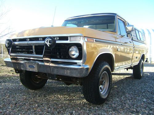 Az rust free 4wd 1973 ford f-100 4x4 orig. f-11 ranger ps pb a/c 360ci 4-speed