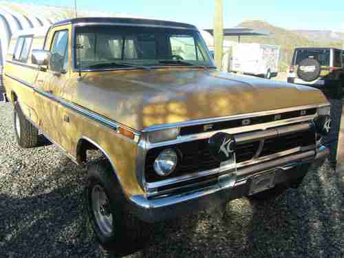 AZ RUST FREE 4WD 1973 Ford F-100 4x4 Orig. F-11 RANGER PS PB A/C 360ci 4-speed, image 8