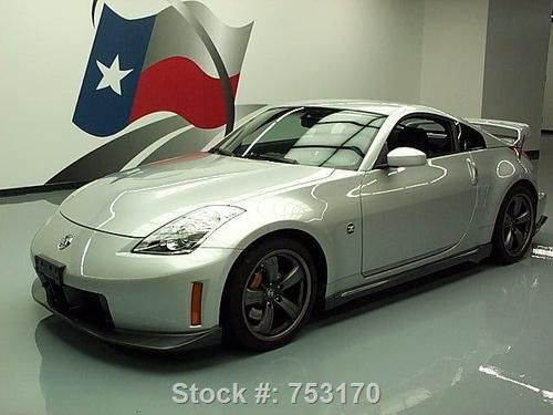 2008 nissan 350z nismo 6spd leather nav dvd spoiler 47k texas direct auto