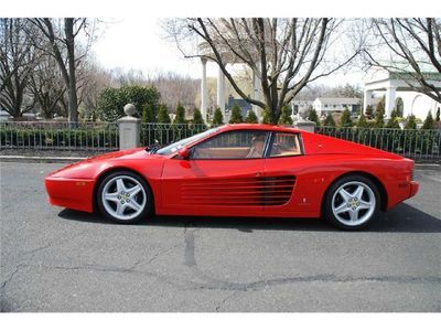 512tr red 1992 5spd  ferrari 16k