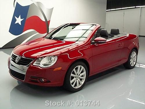 2010 volkswagen eos komfort convertible sunroof 34k mi! texas direct auto