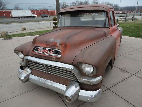 1957 gmc hotrod  ratrod apache rat rod 3100 s10 chassis v6