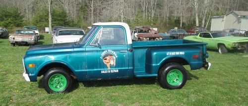 1969 chevy c-10 swb stepside shop truck cruiser hot rat rod short bed