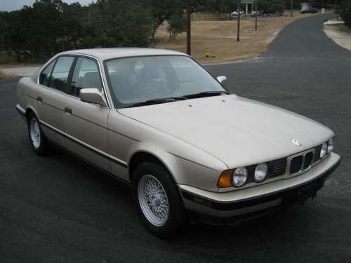 1991 bmw 535i - only 52,000 actual miles - all original car - great opportunity!