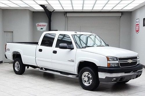 2005 chevy 2500hd diesel 4x4 long crew lt heated leather xm bose 1 texas owner