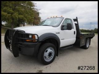 F450 powerstroke diesel 6 speed manual 9' flatbed dually work truck we finance!