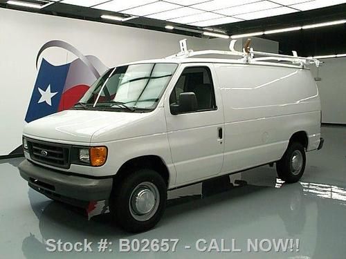 2006 ford e250 cargo van 5.4 v8 ladder rack only 39k mi texas direct auto