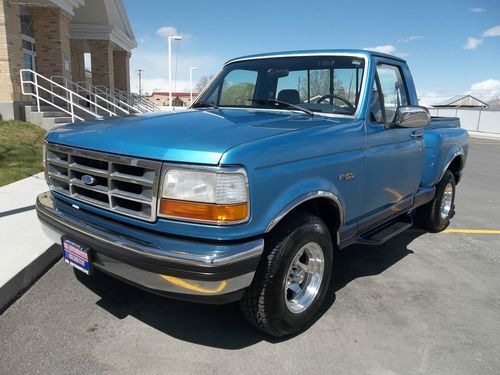 1992 ford f-150 custom standard cab pickup 2-door 5.0l, flare side, low reserve!