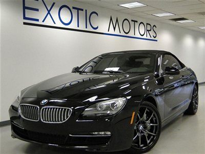 2012 bmw 650i conv't! nav rear-cam htd-sts comfort-access cpo-100k/2017' 20"whls