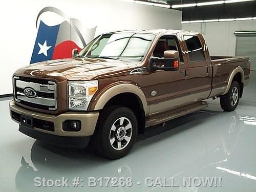 2011 ford f250 king ranch 4x4 diesel sunroof nav 25k mi texas direct auto