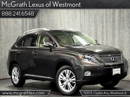 2010 rx450h hybrid awd premium navigation 19' wheels one owner lexus certified