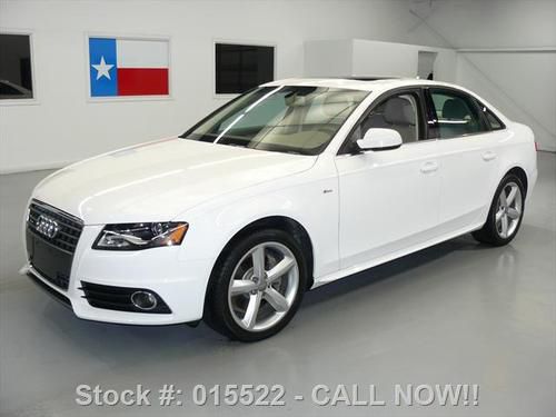 2012 audi a4 awd 2.0t quattro s line sunroof nav 8k mi texas direct auto