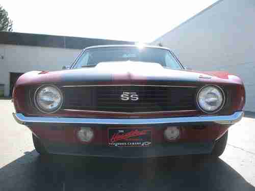 1969 Chevrolet Camaro Garnet red 454ci/450 hp 4 speed 12 bolt Recent Restoration, image 4