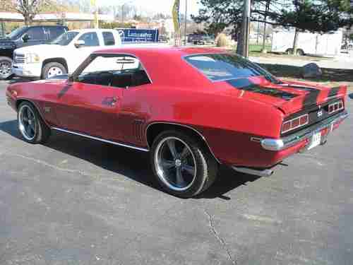 1969 Chevrolet Camaro Garnet red 454ci/450 hp 4 speed 12 bolt Recent Restoration, image 19