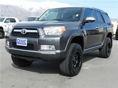 Suv sr5 limited 4runner leather heated seats custom wheels tires lift clean