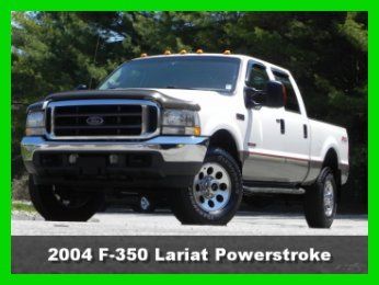 2004 ford f350 lariat 4 door 4x4 short bed sun roof 6.0l powerstroke diesel ac