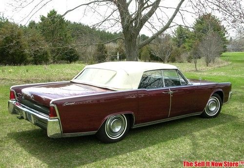 Rare survivor 1964 64 lincoln continental convertible v8 ford motor company