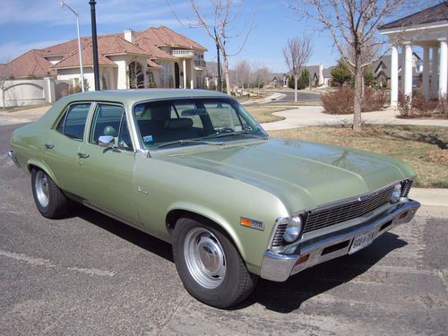 1969 chevrolet nova base sedan 4-door 5.7l