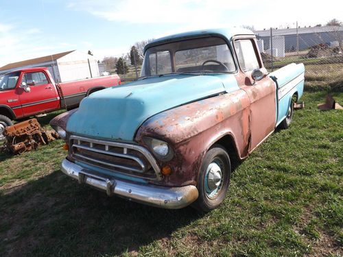 1957 chevrolet cameo carrier pickup truck project
