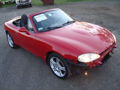 Mazda miata 5-speed salvage rebuildable repairable damaged project wrecked fixer