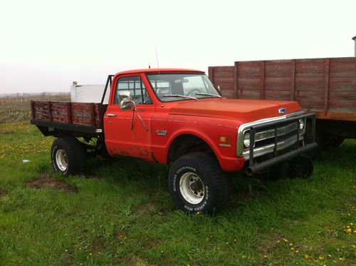 1969 chevrolet k20 4x4 4speed rare project pickup