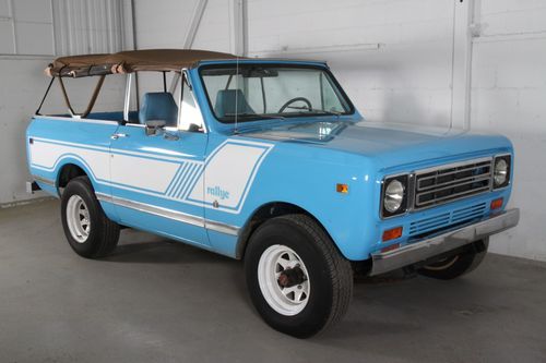 1979 international scout - 345, 4x4, a/c, auto, ps, pb, sharp restored truck.