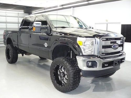 2011 ford f-250 4x4 - 6.7l turbo diesel fx4 super duty lariat crew cab pickup