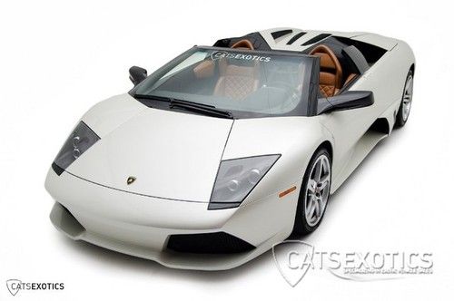 2008 lamborghini murcielago lp640 roadster one off color combo carbon fiber