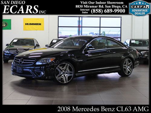 2008 mercedes benz cl63 amg loaded p2 night vision ipod california car