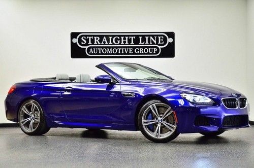 2012 bmw m6 convertible $127k msrp low miles blue executive pkg