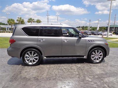 2011 infiniti qx56 deluxe touring 7 passenger like new 1 owner clean carfax qx