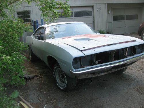 1970 plymouth barracuda cuda project parts or restore