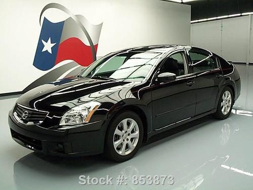 2007 nissan maxima 3.5 sl htd leather sunroof nav 25k  texas direct auto