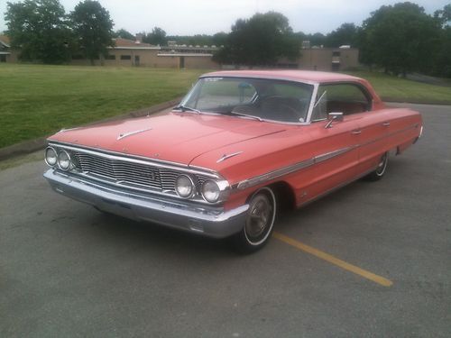 1964 ford galaxie 4 door hardtop xl samoan coral 390 medium palomino interior