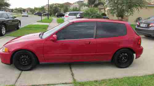 1995 Honda Civic CX Hatchback 3-Door 1.5L Excellent Condition, image 2