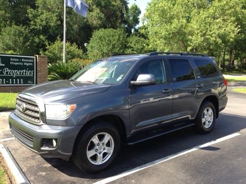 2008 toyota sequoia sr5 leather 5.7 v8 automatic sunroof slate metallic