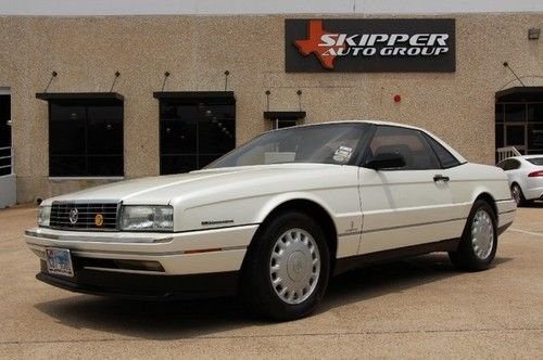 1993 cadillac allante convertible 30k actual miles hard top leather v8