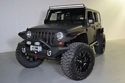 2013 jeep wrangler matte black with 38x15.5xr20 tires
