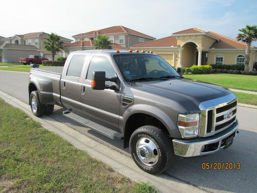 2008 ford f350 lariat dually diesel.  warranty. 81 k miles.  $31900.