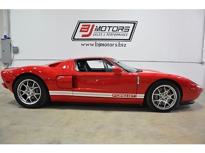 2005 ford gt red white 4 option only 1k miles
