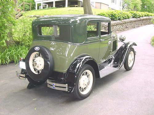 1931 ford model a victoria only 372 miles on body off show restoration