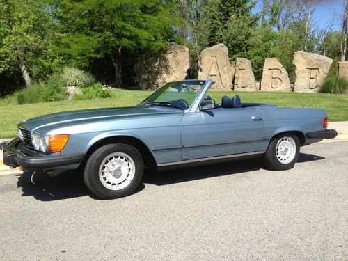 1978 mercedes benz 450 sl 450sl 2-dr roadster 4.5l - excellent condition