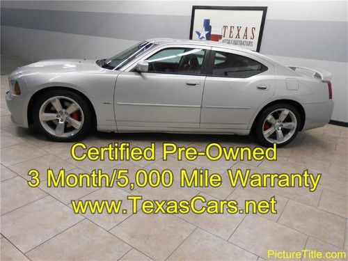 06 charger srt-8 6.1 hemi leather gps/nav certified warranty we finance!!!