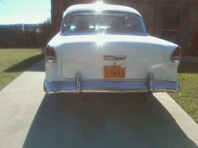 BLUE & WHITE CLASSIC '55 CHEVY, SUPER GOOD DAILY DRIVER, image 9