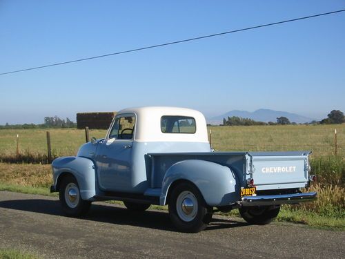 1953 chevy 3100 1/2 ton. frame off restoration. engine, trans, rear, all rebuilt