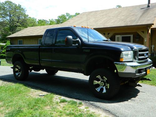 2003 ford f-250 super duty xlt extended cab pickup 4-door 5.4l with snow plow