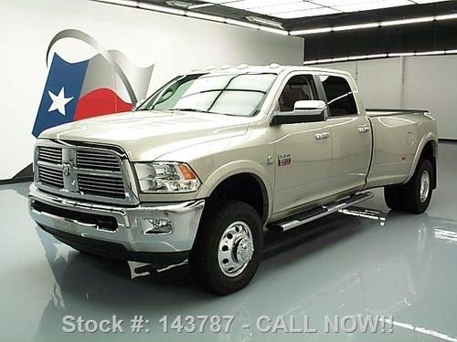 2010 ram 3500 laramie diesel drw 4x4 sunroof nav 40k mi texas direct auto