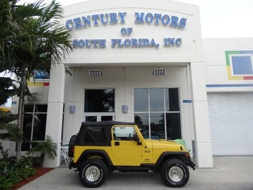 2003 jeep wrangler 6 cyl factory ac only 38,820 actual miles non smoker