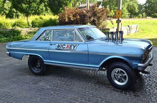 1962 1963 1964 1965 nickey bill thomas chevy nova funny car gasser hot rod