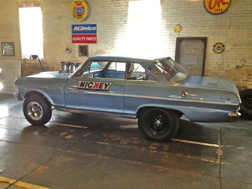 1962 1963 1964 1965 Nickey Bill Thomas Chevy Nova Funny Car Gasser Hot Rod, image 16